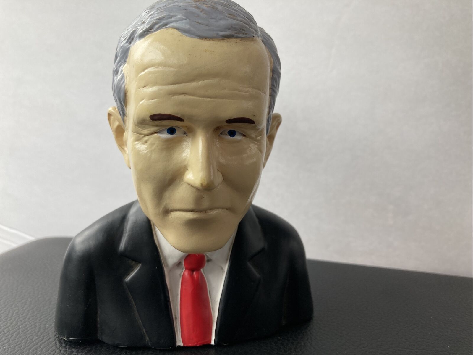 George W Bush Plastic Bust Dog Toy 5” Tall