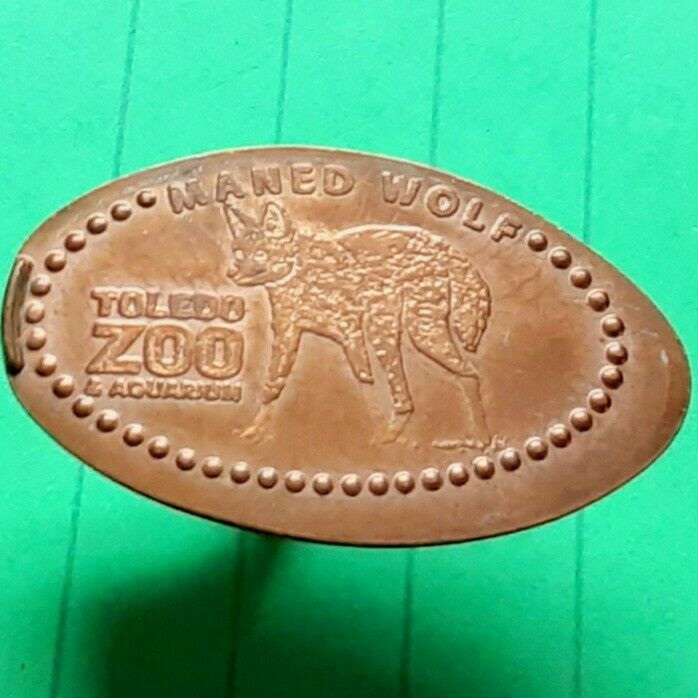 ☆ MANED WOLF *   PRESSED PENNY *  