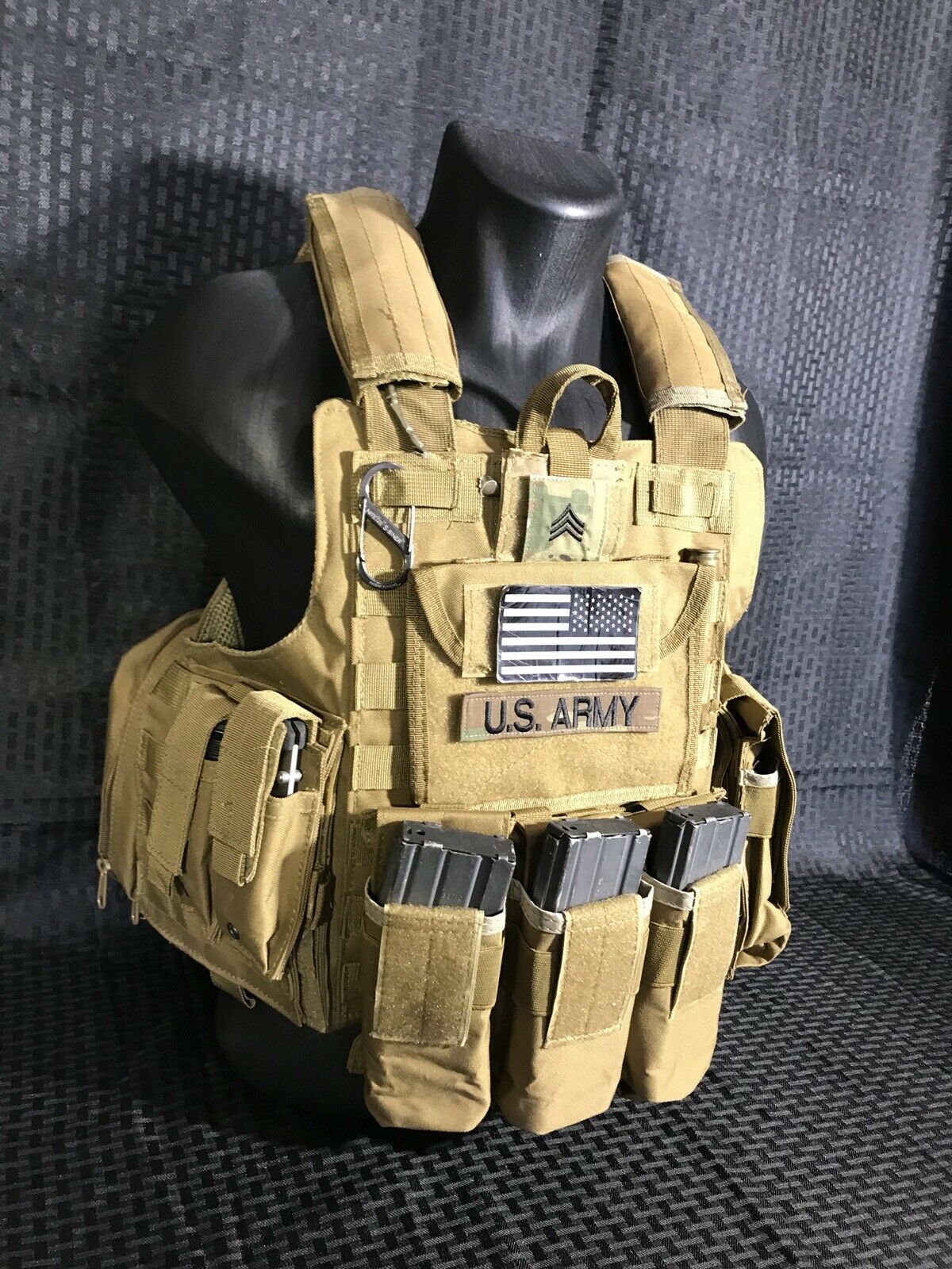 Tactical Vest COYOTE FDE Tan Plate Carrier Military Matches Multicam- Adjustable